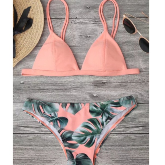 Aluna Levi Other - Leaf Peach Bikini - ONLY SMALL LEFT